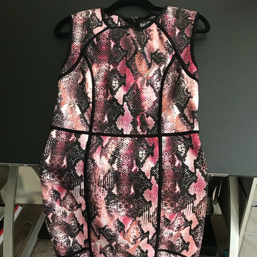 Pink Snakeskin Dress